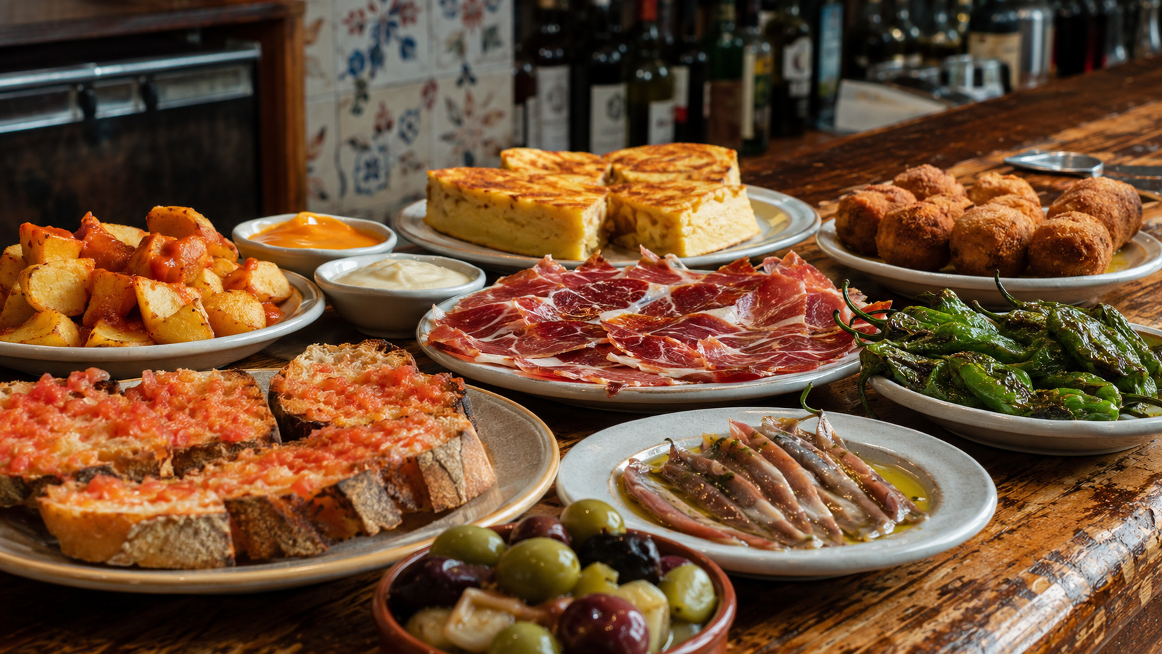 Illustratief beeld van Tapas in Barcelona